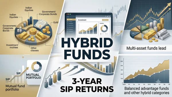 Hybrid fund performance: Multi-asset allocation schemes lead 3-year SIP returns, balanced advantage lags